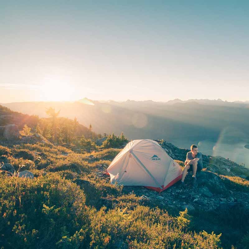 Camping at the Mountain